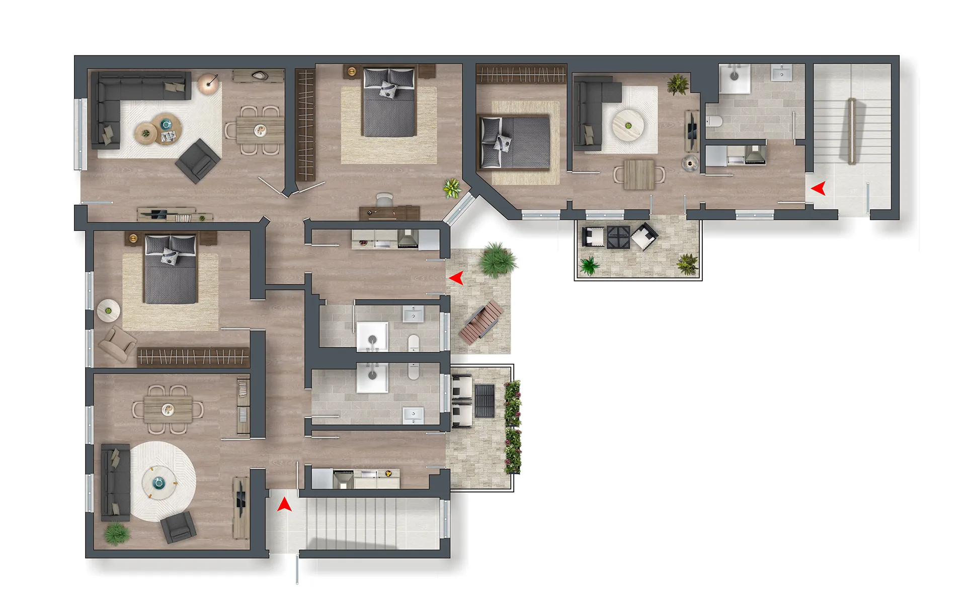 Grundriss Erdgeschoss Heidestraße 9 Magdeburg