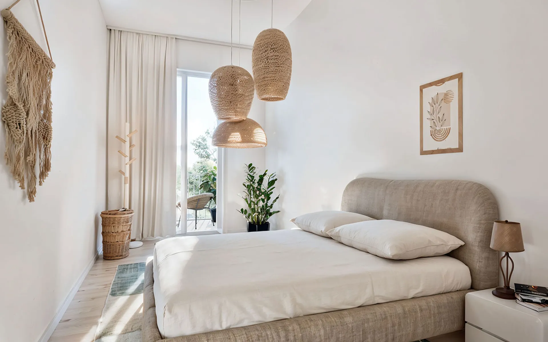 Modernisiertes Schlafzimmer Heidestraße 9 Magdeburg